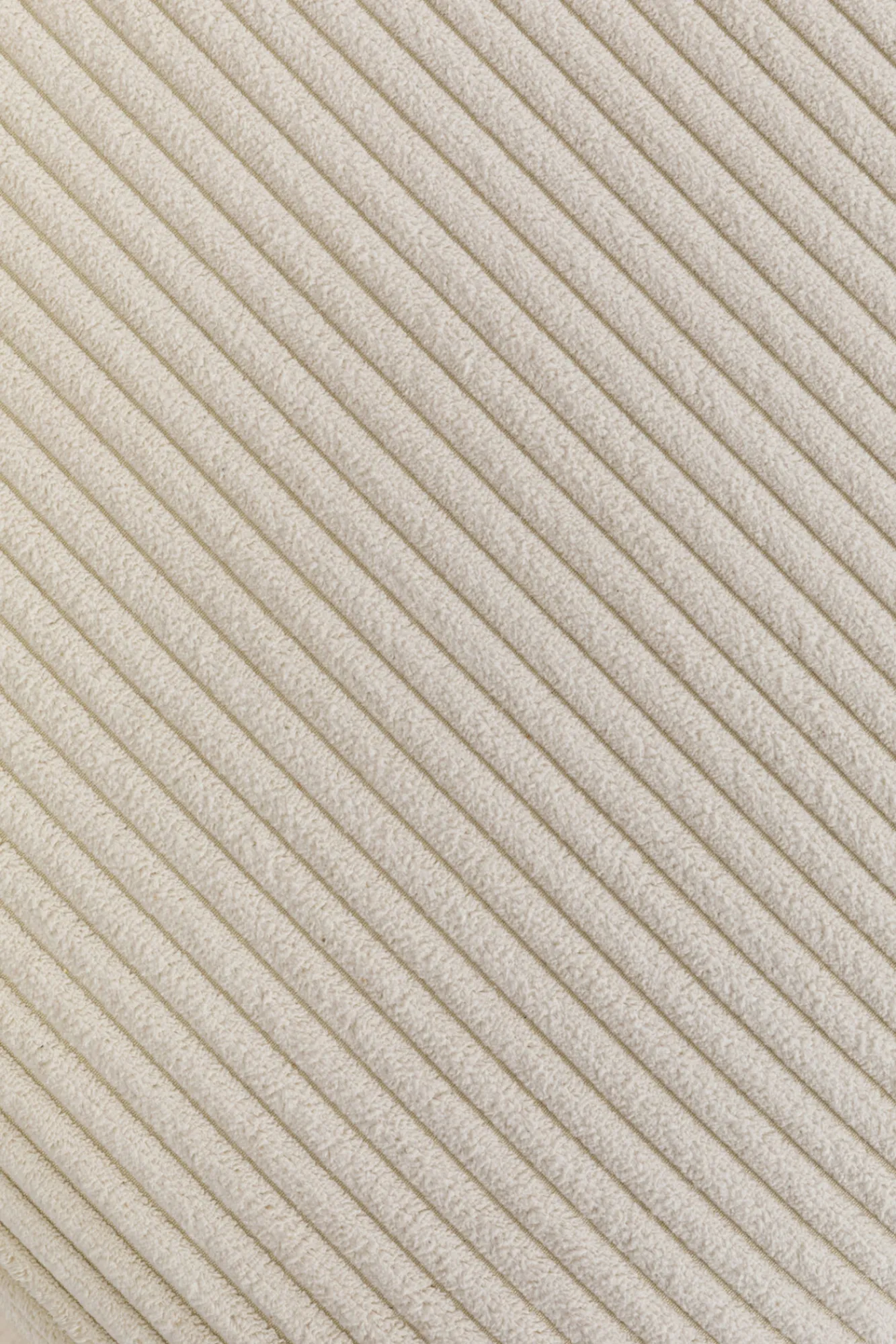 Hot KARE Design Narożnik modułowy sztruksowy kremowy prawy 306x182 cm - KARE