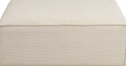 Hot KARE Design Narożnik modułowy sztruksowy kremowy prawy 306x182 cm - KARE