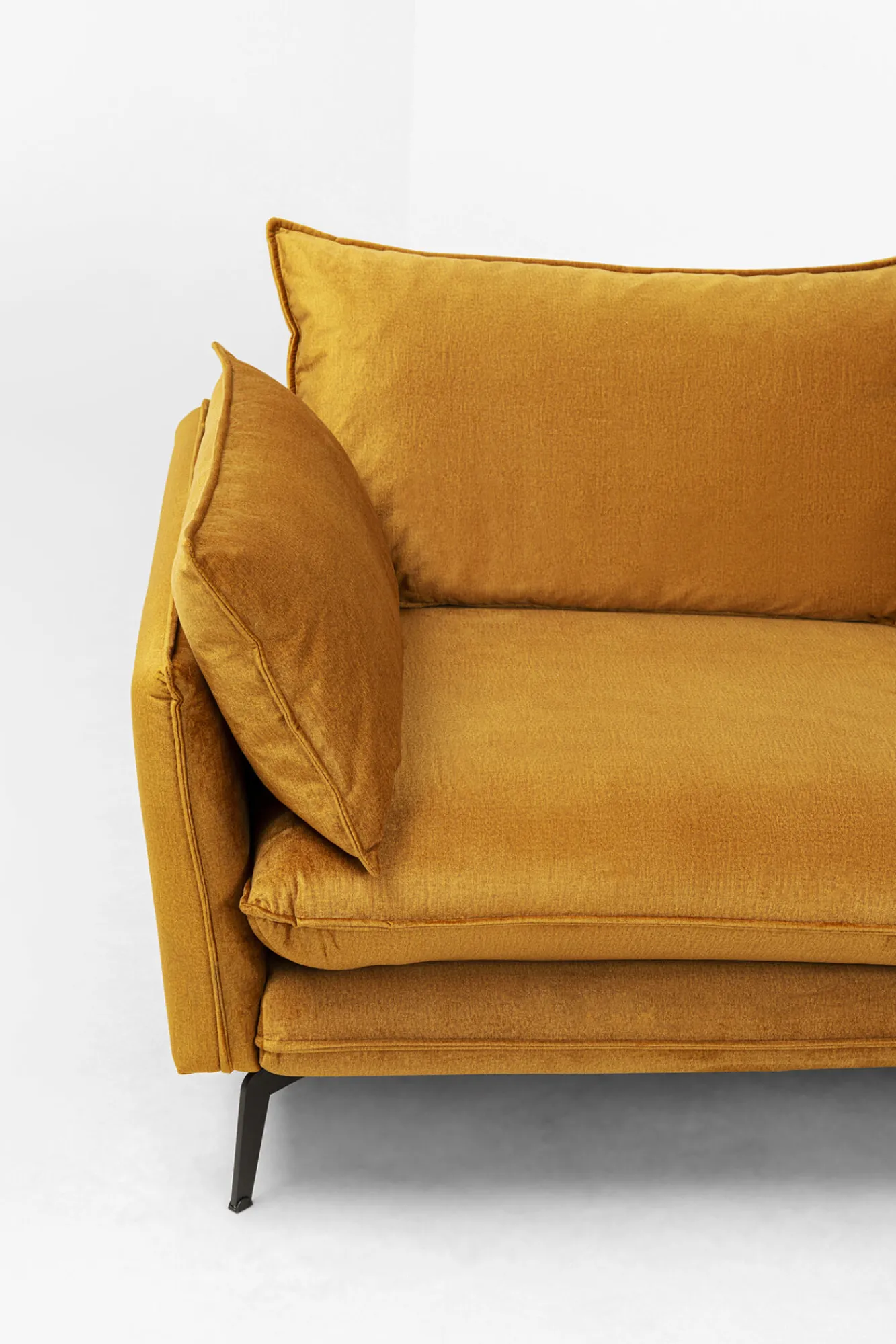 Clearance KARE Design Narożnik Monza 296x175 cm kolor curry - prawy - KARE