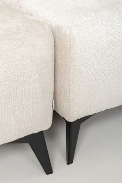 New KARE Design Narożnik prawy kremowy nogi czarne 250x200 cm - KARE