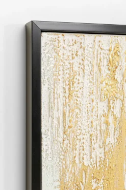 Clearance KARE Design Obraz Abstract 80x120 cm biało-złoty - KARE