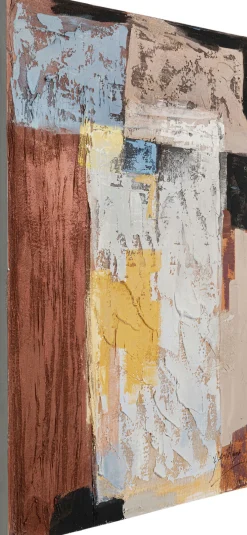 New KARE Design Obraz abstrakcja do salonu kolorowy ręcznie malowany 90x120 cm - KARE