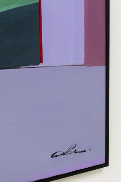 Outlet KARE Design Obraz abstrakcyjne kształty fioletowy 113x113 cm - KARE