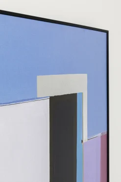 Outlet KARE Design Obraz abstrakcyjne kształty fioletowy 113x113 cm - KARE