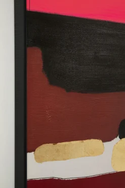 Online KARE Design Obraz abstrakcyjne kształty ręcznie malowany 73x143 cm różowy - KARE