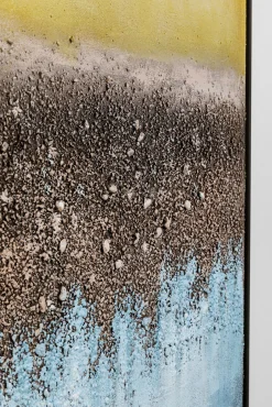 Discount KARE Design Obraz abstrakcyjny ręcznie malowany niebieski 90x120 cm - KARE