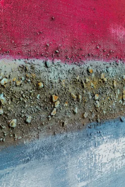 Online KARE Design Obraz abstrakcyjny ręcznie malowany czerwony 90x120 cm - KARE