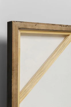 Sale KARE Design Obraz abstrakcyjny ręcznie malowany żółty 90x120 cm - KARE