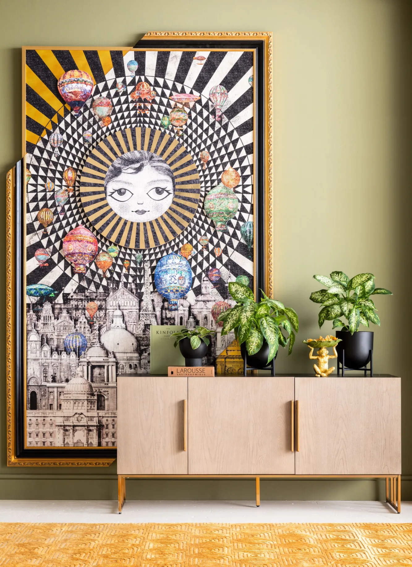 Fashion KARE Design Obraz Balloons 160x260 cm kolorowy - KARE