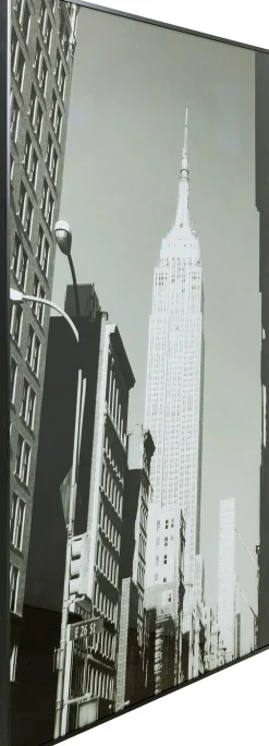 Sale KARE Design Obraz czarno-biały drapacz chmur front szklany 100x150 cm - KARE