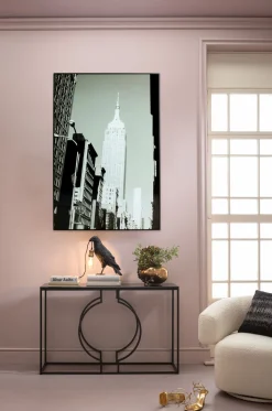 Sale KARE Design Obraz czarno-biały drapacz chmur front szklany 100x150 cm - KARE