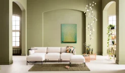 Clearance KARE Design Obraz łódź i białe kwiaty 80x100 cm zielone tło - KARE