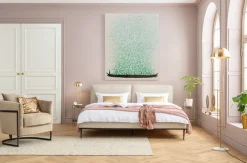 Sale KARE Design Obraz łódź i zielone kwiaty 120x160 cm beżowe tło - KARE