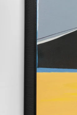 Hot KARE Design Obraz do salonu abstrakcyjny pomarańczowy 73x143 cm - KARE