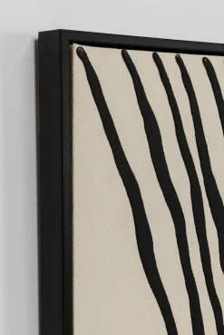 Clearance KARE Design Obraz do salonu artystyczne wzory czarne 73x113 cm - KARE