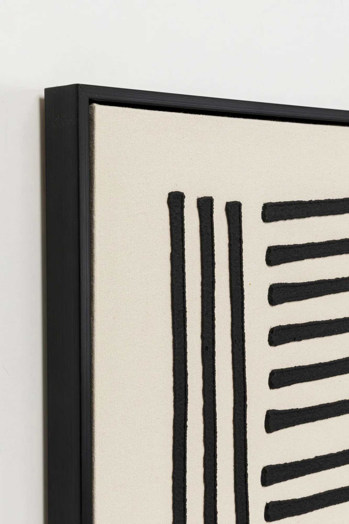 Sale KARE Design Obraz do salonu artystyczne linie czarne 73x113 cm - KARE