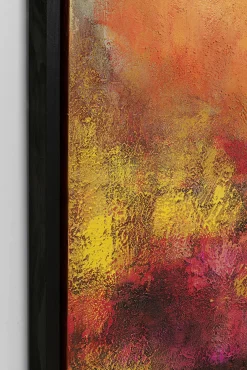 Sale KARE Design Obraz do salonu duży ręcznie malowany odcienie czerwieni 125x215 cm - KARE