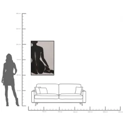 Hot KARE Design Obraz do salonu kobieta 73x113 cm - KARE