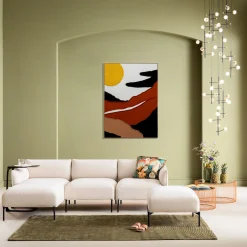 Online KARE Design Obraz do salonu kolorowy wschód słońca 73x113 cm - KARE