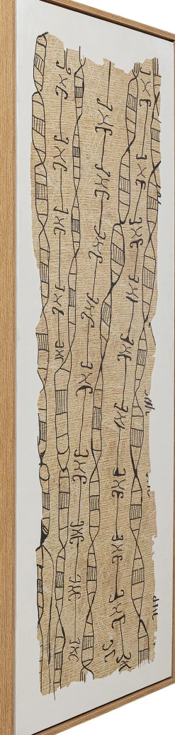 Clearance KARE Design Obraz do salonu naturalny boho czarne wzory 50x150 cm - KARE