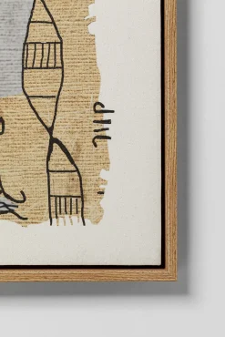 Clearance KARE Design Obraz do salonu naturalny boho czarne wzory 50x150 cm - KARE