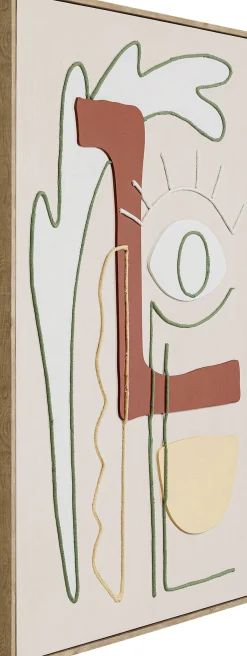 Clearance KARE Design Obraz do salonu oko z kolorowymi wzorami 60x90 cm - KARE