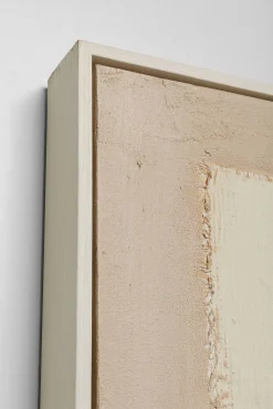 Online KARE Design Obraz do salonu 120x120 cm abstrakcyjny ręcznie malowany czarne kropki - KARE