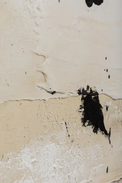 Online KARE Design Obraz do salonu 120x120 cm abstrakcyjny ręcznie malowany czarne kropki - KARE