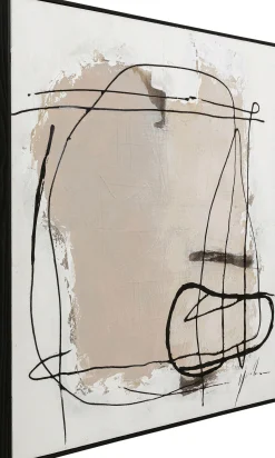 Best KARE Design Obraz Dust 100x100 cm szary - KARE