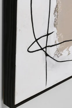 Best KARE Design Obraz Dust 100x100 cm szary - KARE