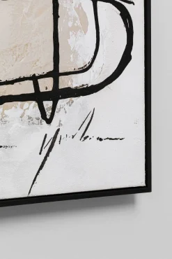 Best KARE Design Obraz Dust 100x100 cm szary - KARE