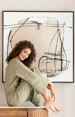 Best KARE Design Obraz Dust 100x100 cm szary - KARE