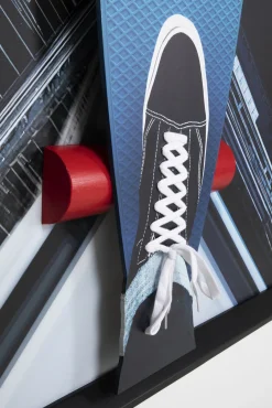 Fashion KARE Design Obraz duży do salonu kolorowy 3D skater 149x149 cm - KARE