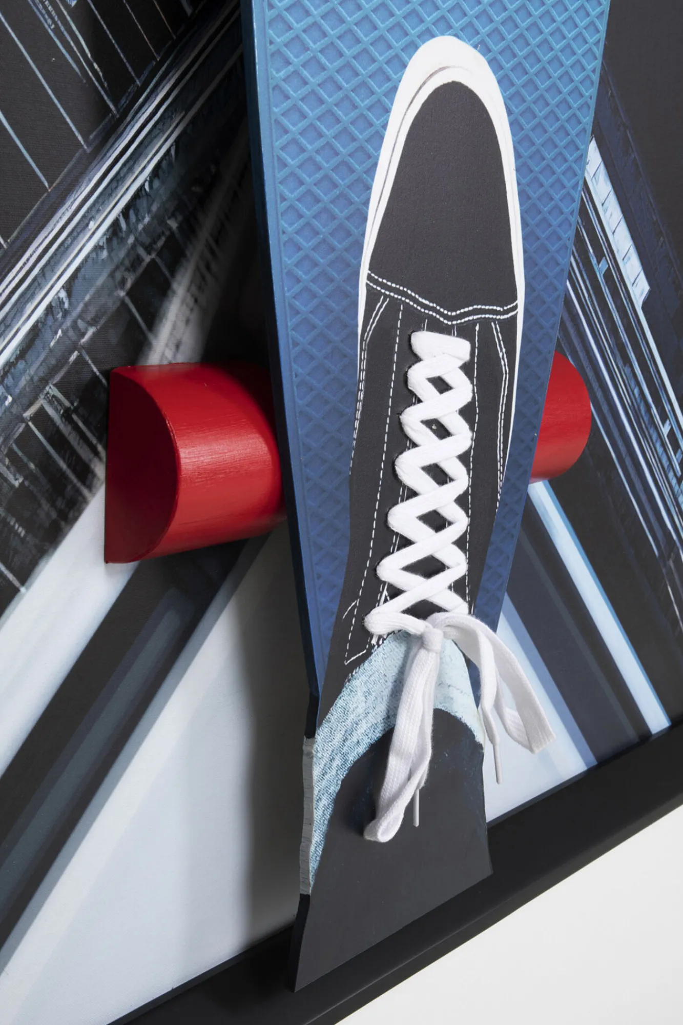 Fashion KARE Design Obraz duży do salonu kolorowy 3D skater 149x149 cm - KARE