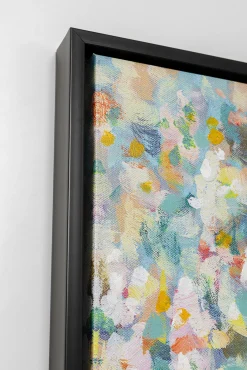 Hot KARE Design Obraz 3-elementowy kolorowy do salonu ręcznie malowane detale 240x160 cm - KARE