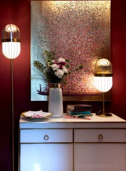 Clearance KARE Design Obraz Flower Boat 100x80 cm różowy - KARE