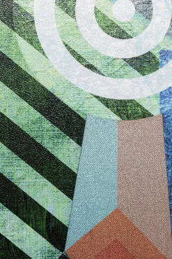 New KARE Design Obraz kolorowy abstrakcyjna twarz 100x150 cm ręczne wykonanie - KARE