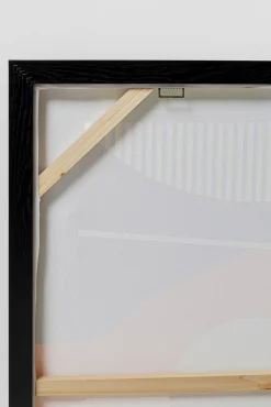 Discount KARE Design Obraz kolorowy wschód słońca rama czarna 75x100 cm - KARE