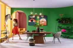 Discount KARE Design Obraz kolorowy wschód słońca rama czarna 75x100 cm - KARE