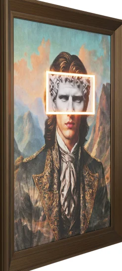 Discount KARE Design Obraz LED Art Gentleman 80x100cm - KARE