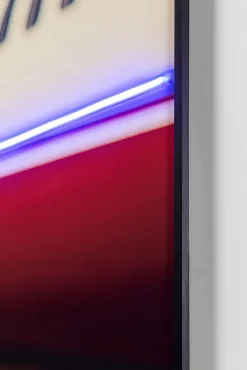 New KARE Design Obraz LED kolorowy 120x80 cm 80's kobieta i samolot - KARE