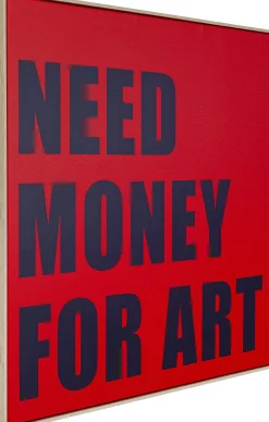 Fashion KARE Design Obraz Need Money 80x80cm - KARE