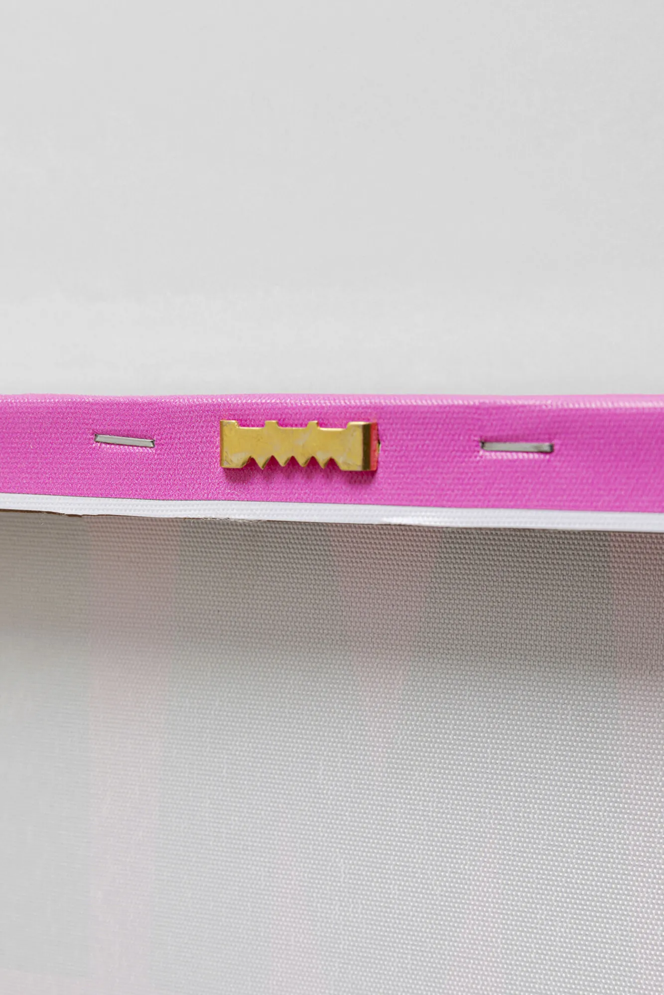 Hot KARE Design Obraz różowy z zielonym napisem Come Back To Bed Please 40x50 cm - KARE