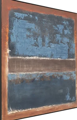 Hot KARE Design Obraz Silence niebieski 120x120cm - KARE