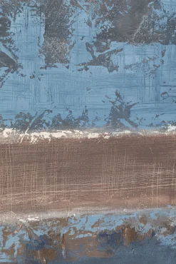 Hot KARE Design Obraz Silence niebieski 120x120cm - KARE