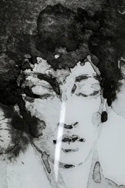 Fashion KARE Design Obraz Smokey Hair 100x150 cm szary - KARE