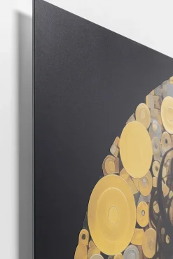 Clearance KARE Design Obraz szklany Art Nouveau Lady 3D 120x120cm - KARE