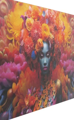 New KARE Design Obraz szklany Flowers Dream Women 80x120cm - KARE