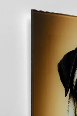 Fashion KARE Design Obraz szklany kolorowy książę mops 40x60 cm - KARE