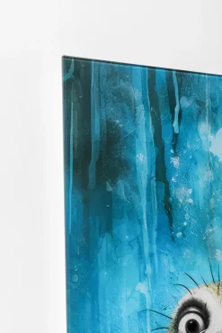 Discount KARE Design Obraz szklany kolorowy 60x80 cm bajkowe surykatki - KARE